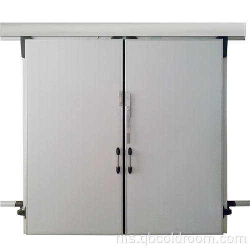 Pintu gelongsor pembukaan dua kilang untuk bilik sejuk